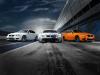 From the left:M3, M3 GT2, M3 GTS