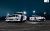 From the left:BMW M3 E30, BMW M3 E90